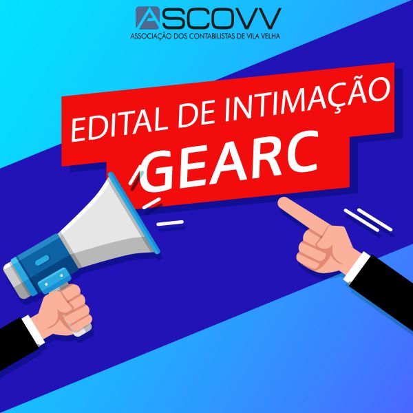Edital de intimação GEARC