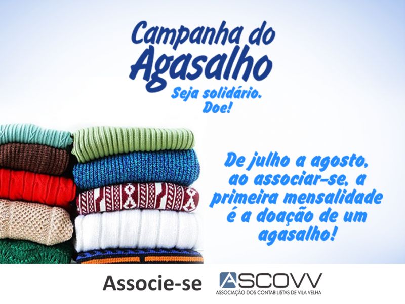 Campanha do agasalho!! Associe-se!